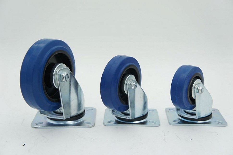 Синие колеса для тележек: плюсы и минусы