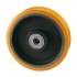 Колесо большегрузное Tellure Rota 642157 под ось, диаметр 250мм, грузоподъемность 1500кг, полиуретан TR, чугун, шариковый подшипник в комплекте