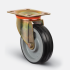ED01 VBR 125 Большегрузное поворотное колесо резина-чугун Д-125 мм.