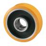 Колесо большегрузное Tellure Rota 644154 под ось, диаметр 150мм, грузоподъемность 700кг, полиуретан TR, чугун, шариковый подшипник в комплект не входит