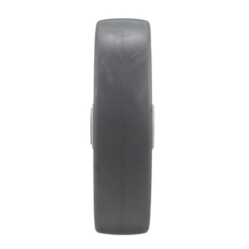 Колесо Tellure Rota 711103 под ось, диаметр 125мм, грузоподъемность 120кг, термопластичная серая резина, полипропилен