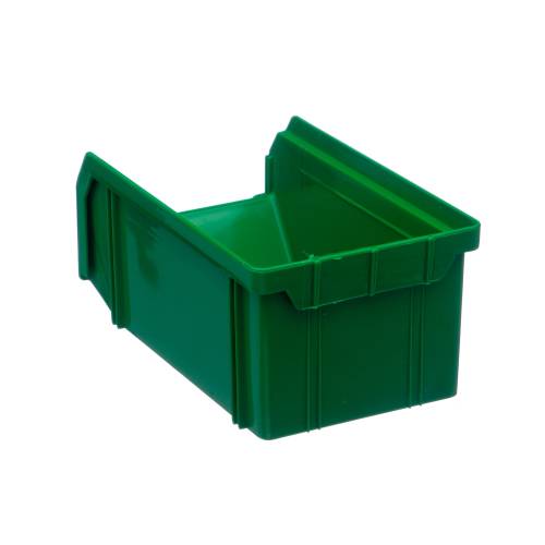 Пластиковый ящик Стелла-техник V-1-зеленый 172х102х75мм, 1 литр