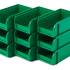 Пластиковый ящик Стелла-техник V-1-К9-зеленый , комплект 9 штук