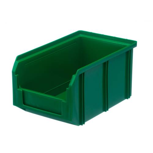 Пластиковый ящик Стелла-техник V-2-зеленый 234х149х120мм, 3,8 литра