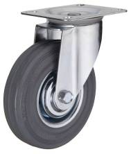 Промышленное колесо серая резина Д-200 мм