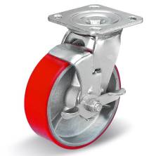 Большегрузное колесо с тормозом Scpb63